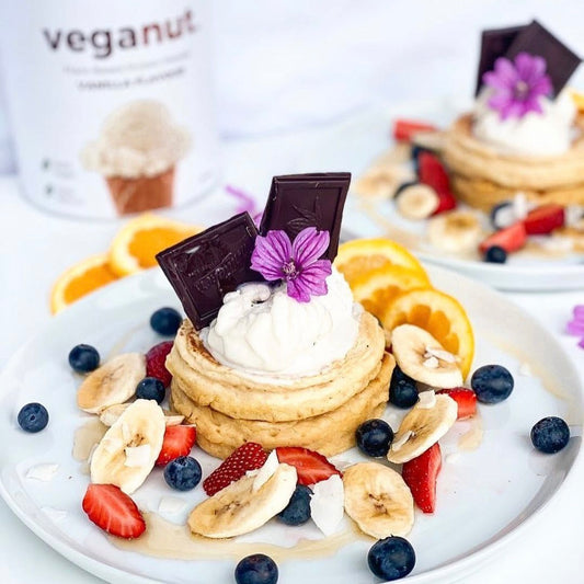 Fluffy Protein Pancakes - Veganut