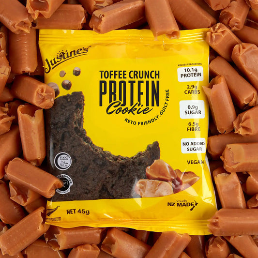 Justine's Vegan Toffee Crunch Protein Cookie