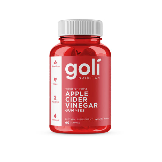 Goli Apple Cider Vinegar Gummies - 60 Soft Chew