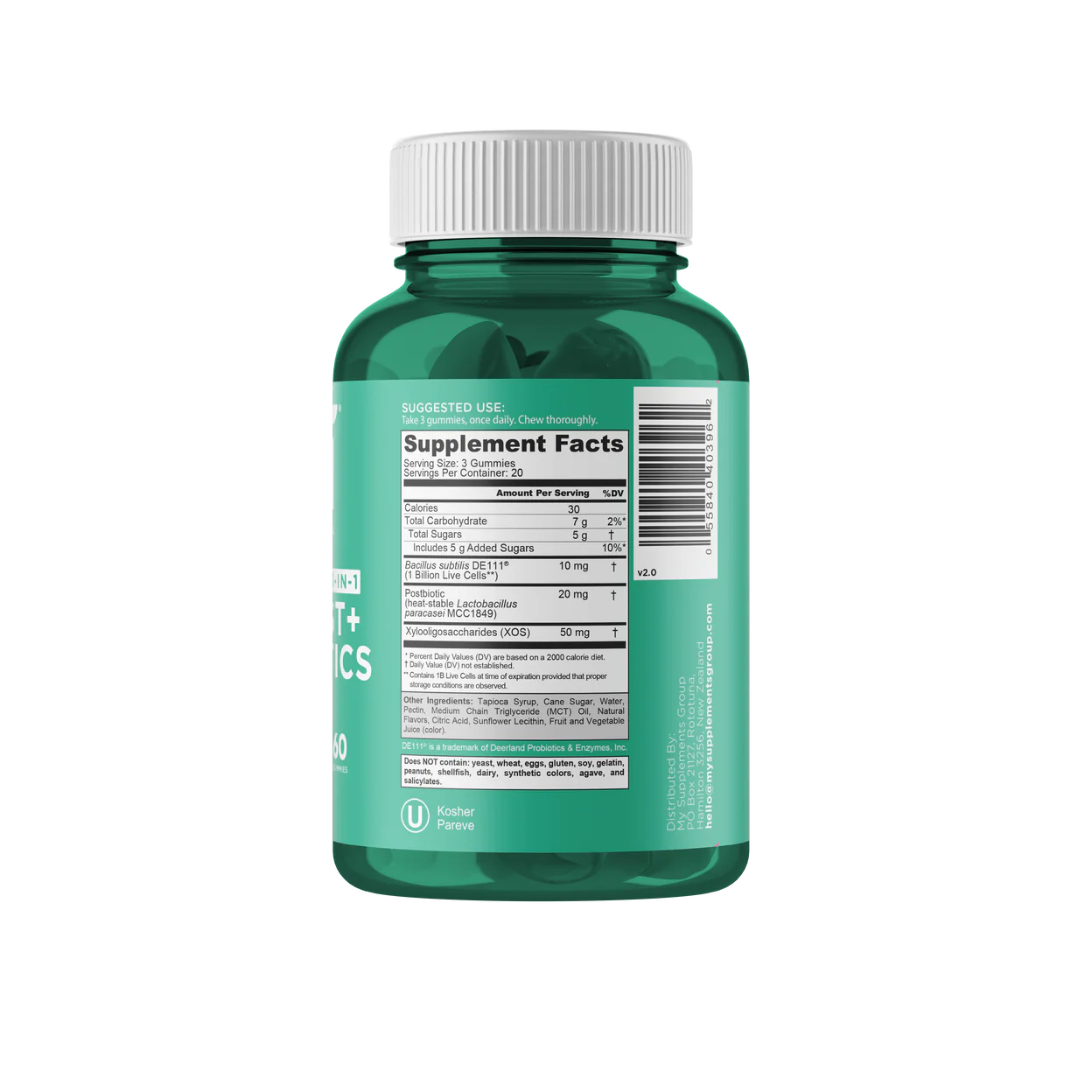 Goli Pre Post & Probiotic Gummies - 60 Soft Chew