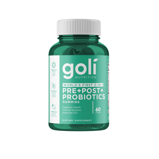 Goli Pre Post & Probiotic Gummies - 60 Soft Chew