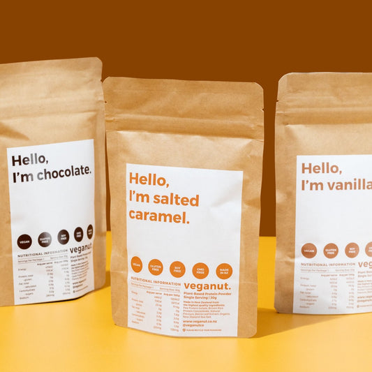 vegan plant based protein powder nz collagen healthy tasty real rad protein dose and co